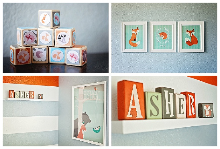  Fox-themed nursery | Houston Newborn Photographer | Domus Aurea Portraits by Renee www.reneestreett.com