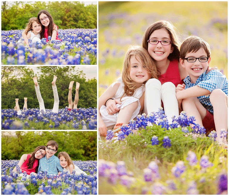 Houston Family Photographer bluebonnet session