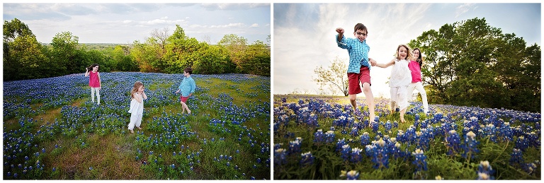 Houston Family Photographer bluebonnet session