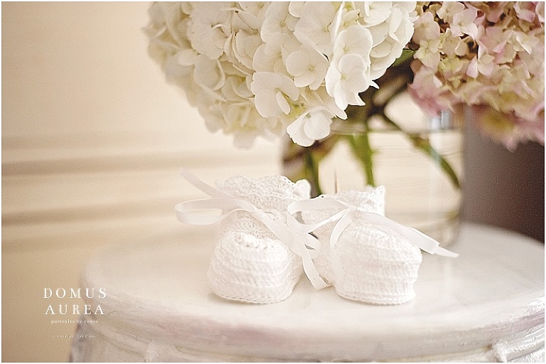 Newborn white shoes
