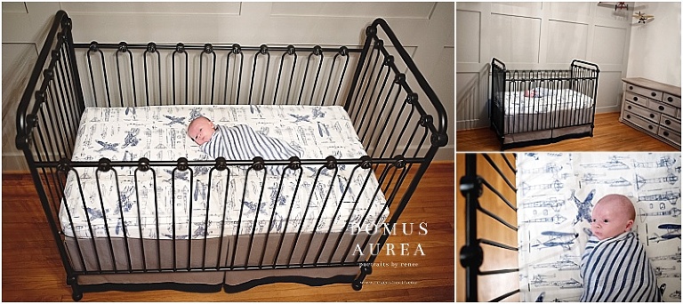 Little boy airplane nursery photos