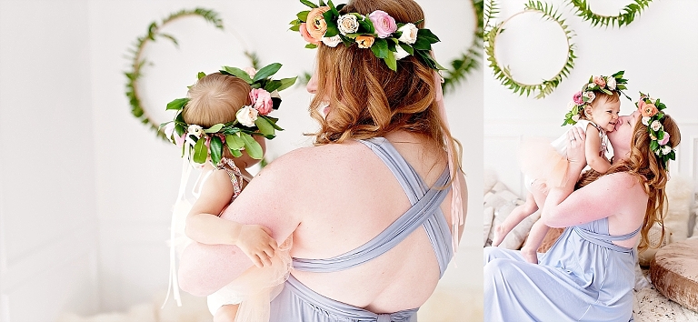 Beautiful redheads in flower crowns