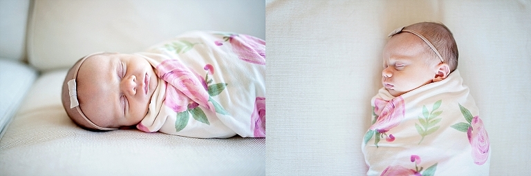 up close shots of newborn girl