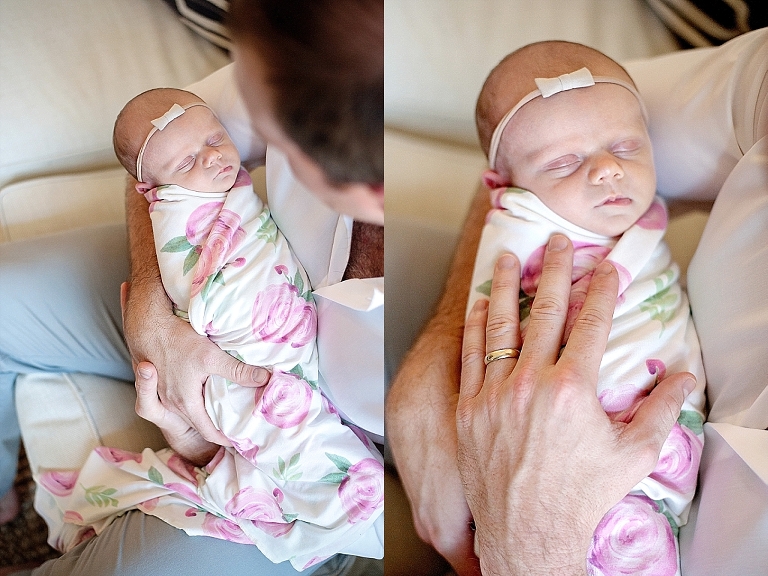 sweet sleeping baby girl