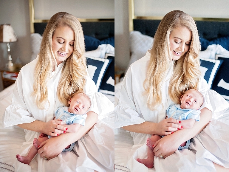 Beautiful images of mom holding her baby