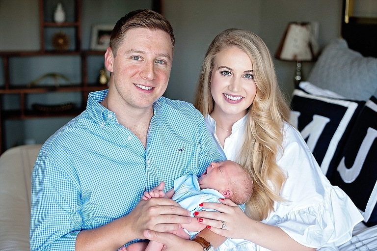 A gorgeous portrait taken during a newborn session