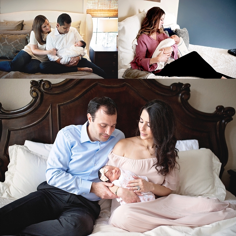 what to wear options for newborn session in houston