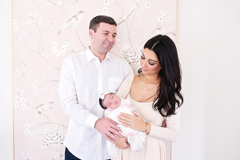 white and cream for newborn session clothing
