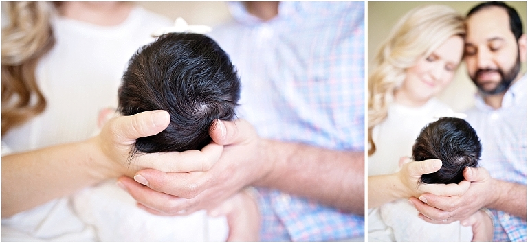 sweet image of the back of baby's head